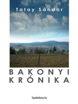 cover image of Bakonyi krónika